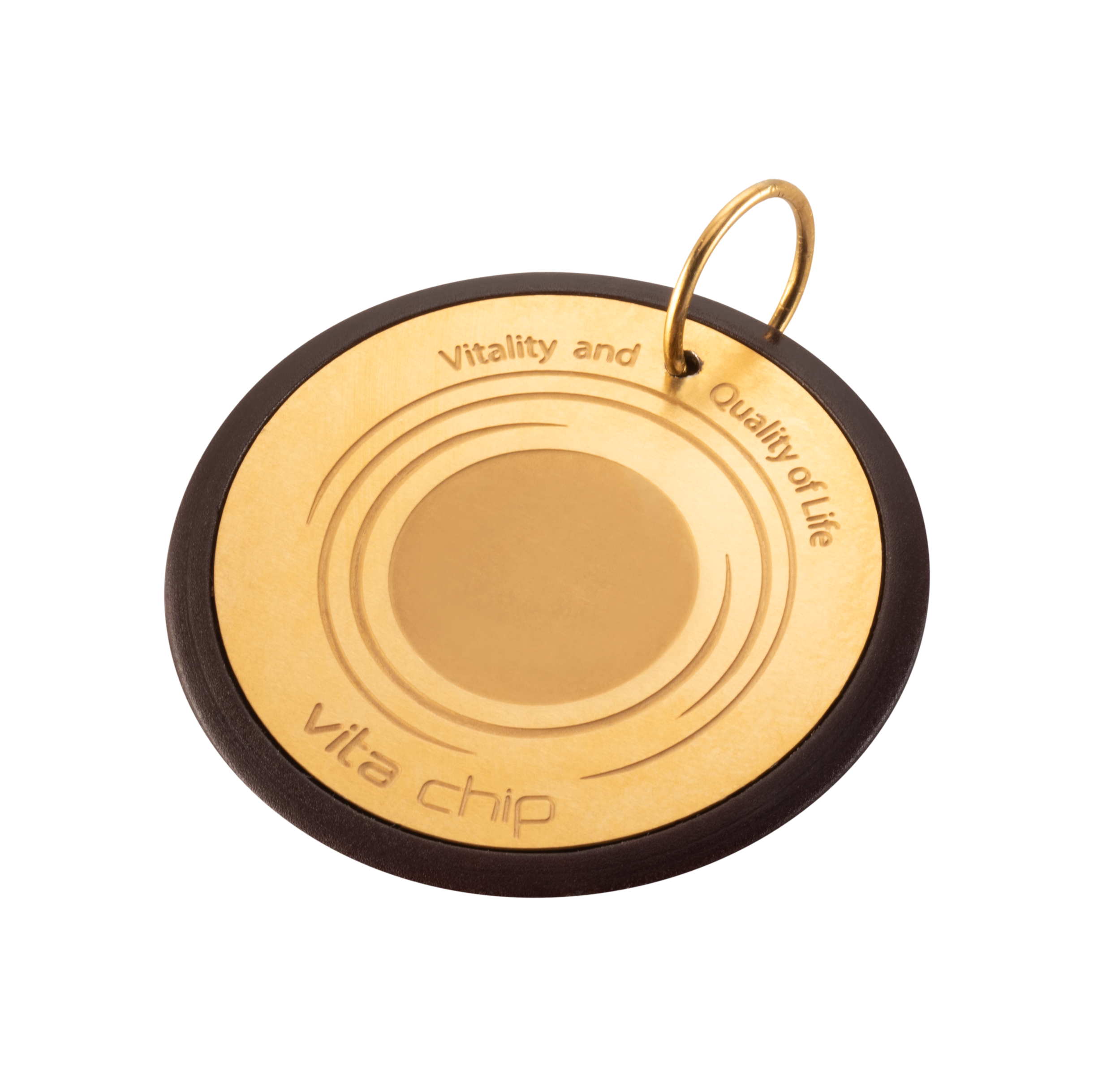 Vita chip-Gold- Anhänger